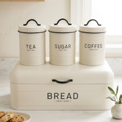 Metal Jar Set - 4 Pcs
